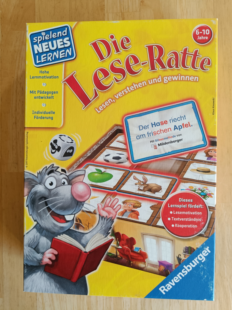 Lesespiele für ältere langsame Leser: die Leseratte