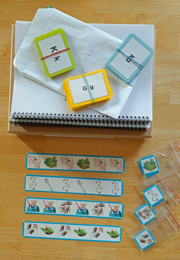 Material zur Erarbeitung der Laut-Buchstabenverbindungen